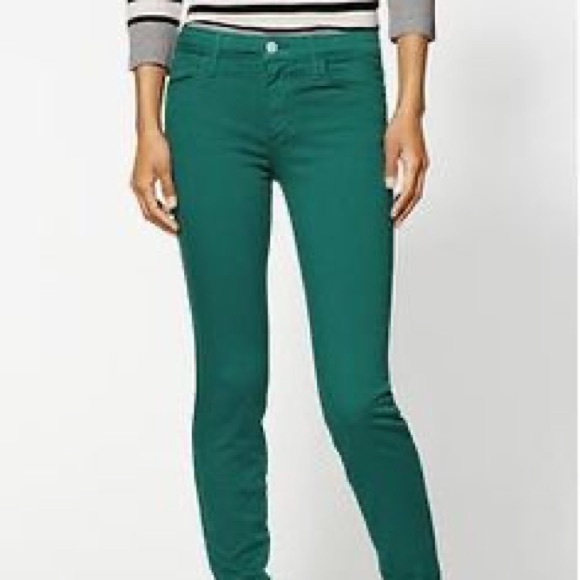 Joe’s Jeans Teal Green The Skinny 26 - Picture 3 of 16